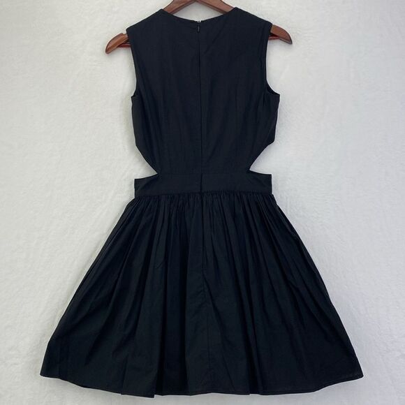 NWOT French Connection Adelade Cut Out Poplin Mini Dress - Picture 6 of 8